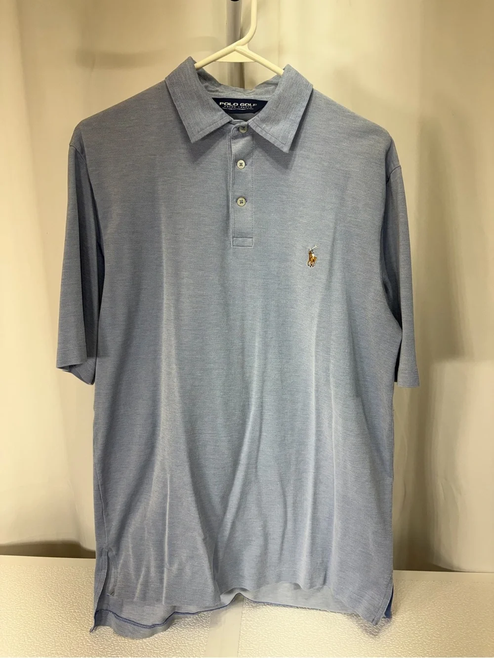 Ralph Lauren Light Blue Short-Sleeve Polo with Embroidered Pony 3850